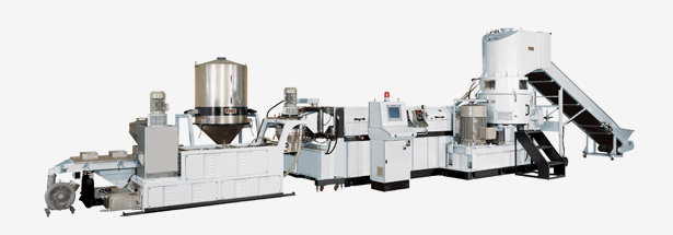 Side Shredding Type<br>Recycling Pelletizing Extrusion Line