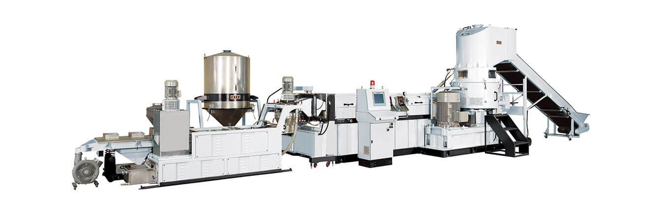 Side Shredding Type<br>Recycling Pelletizing Extrusion Line