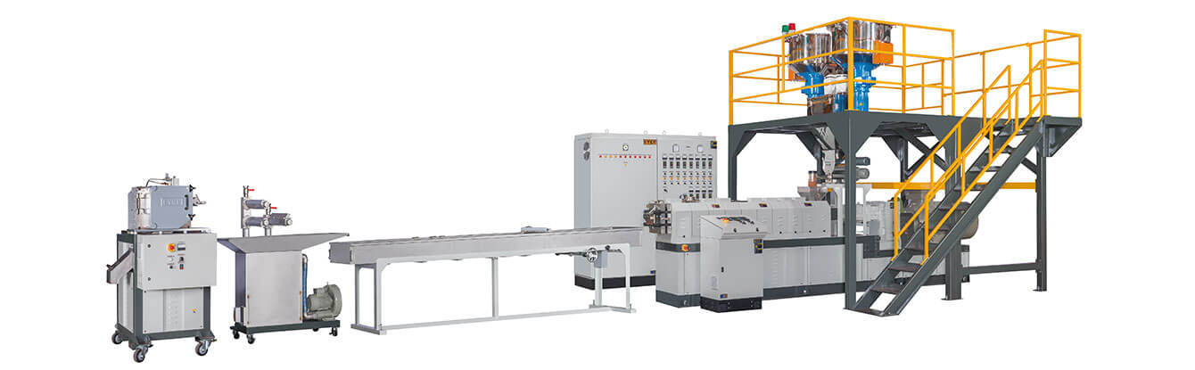 Co-rotating Twin Screw Strand Pelletizing Compounding Line