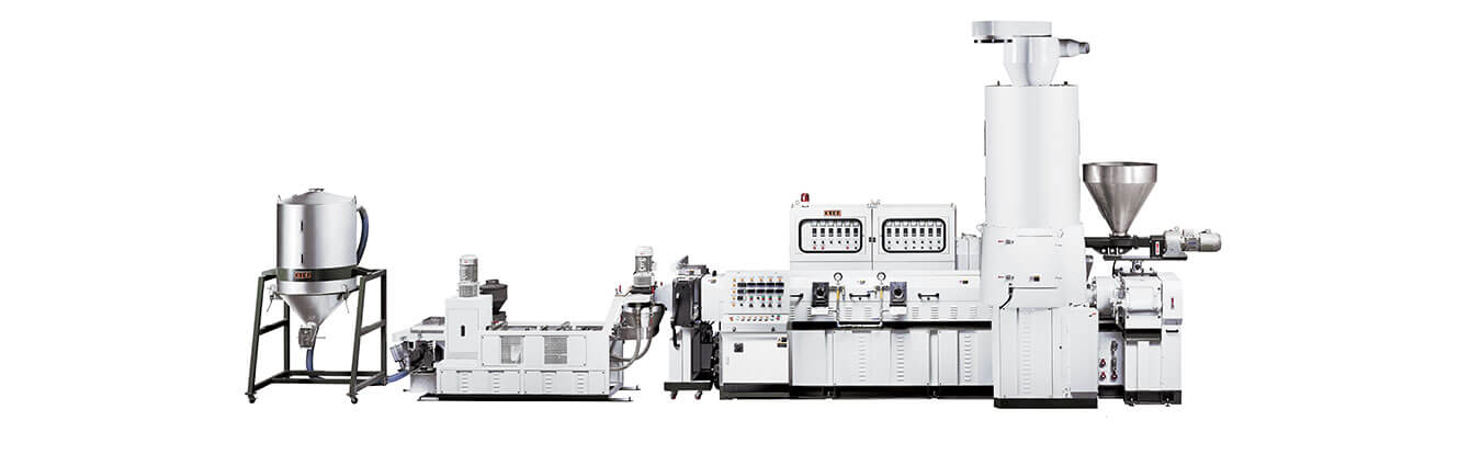 Side Force Feeder Type <br>Recycling Pelletizing Extrusion Line