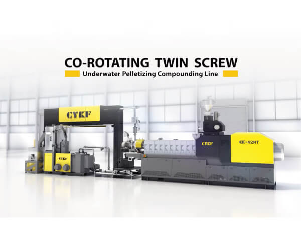 Co-rotating Twin Screw Underwater Pelletizing Compounding Line | 3D Animation