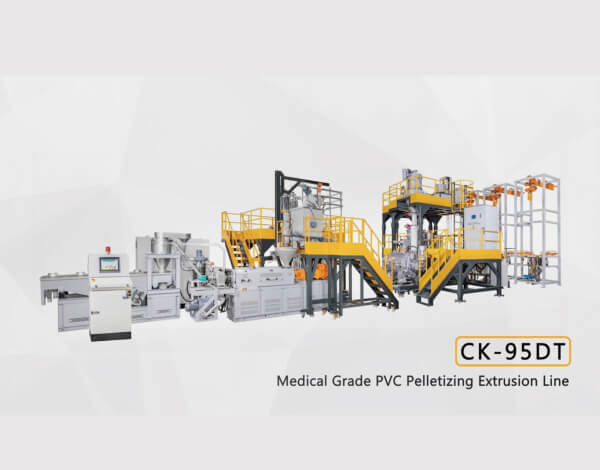 Medical Grade PVC Pelletizing Extrusion Line with Experimental Function